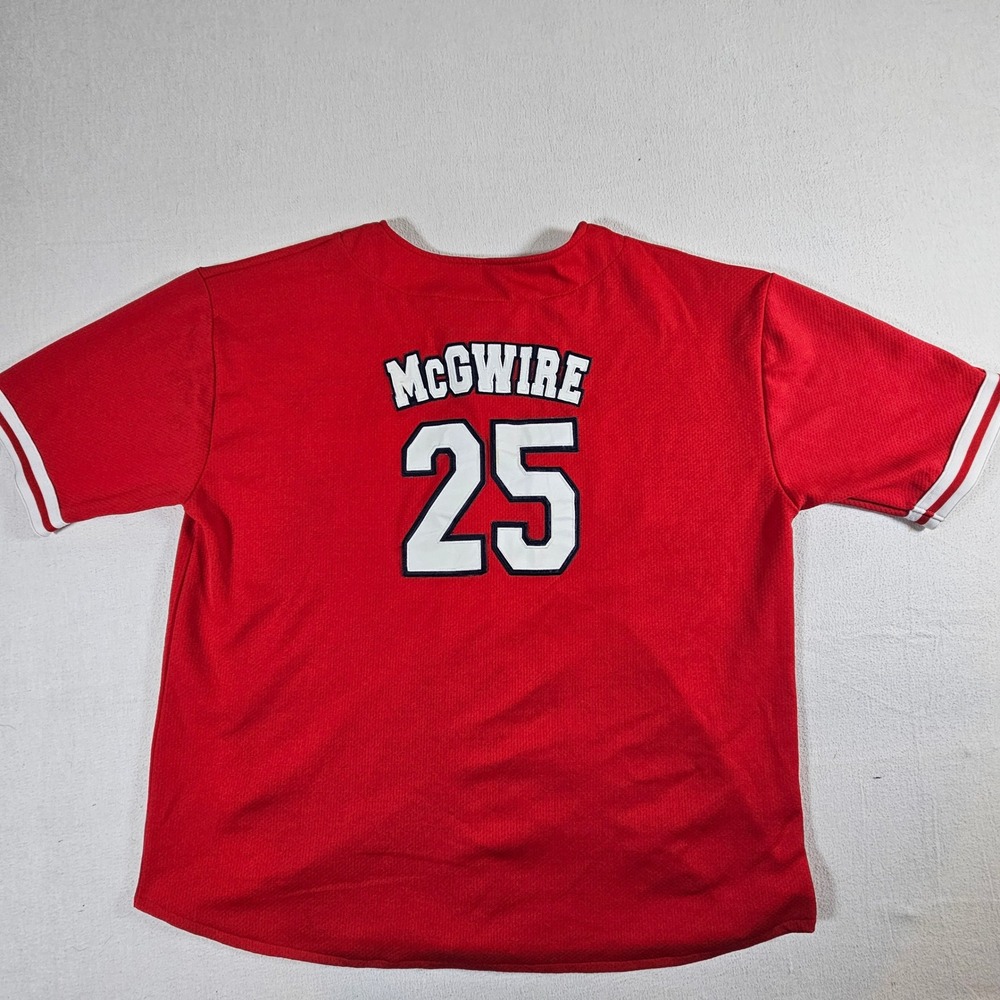 Sport Attack Baseball Jersey Mens XL Red St. Louis Cardinals Mark McGwire 25